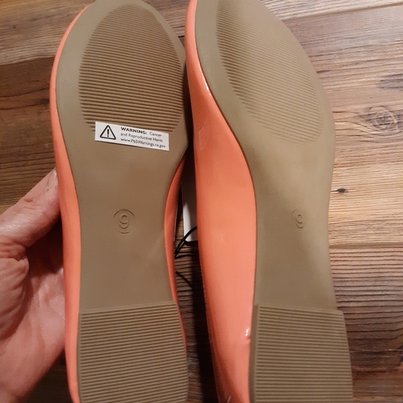 NEW Goldtoe peachy 🍑 coral flats 7 - Picture 2 of 4